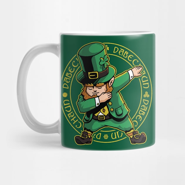 Dabechaun Dabbing Leprechaun St Patrick Day Shirt March 17th by vo_maria